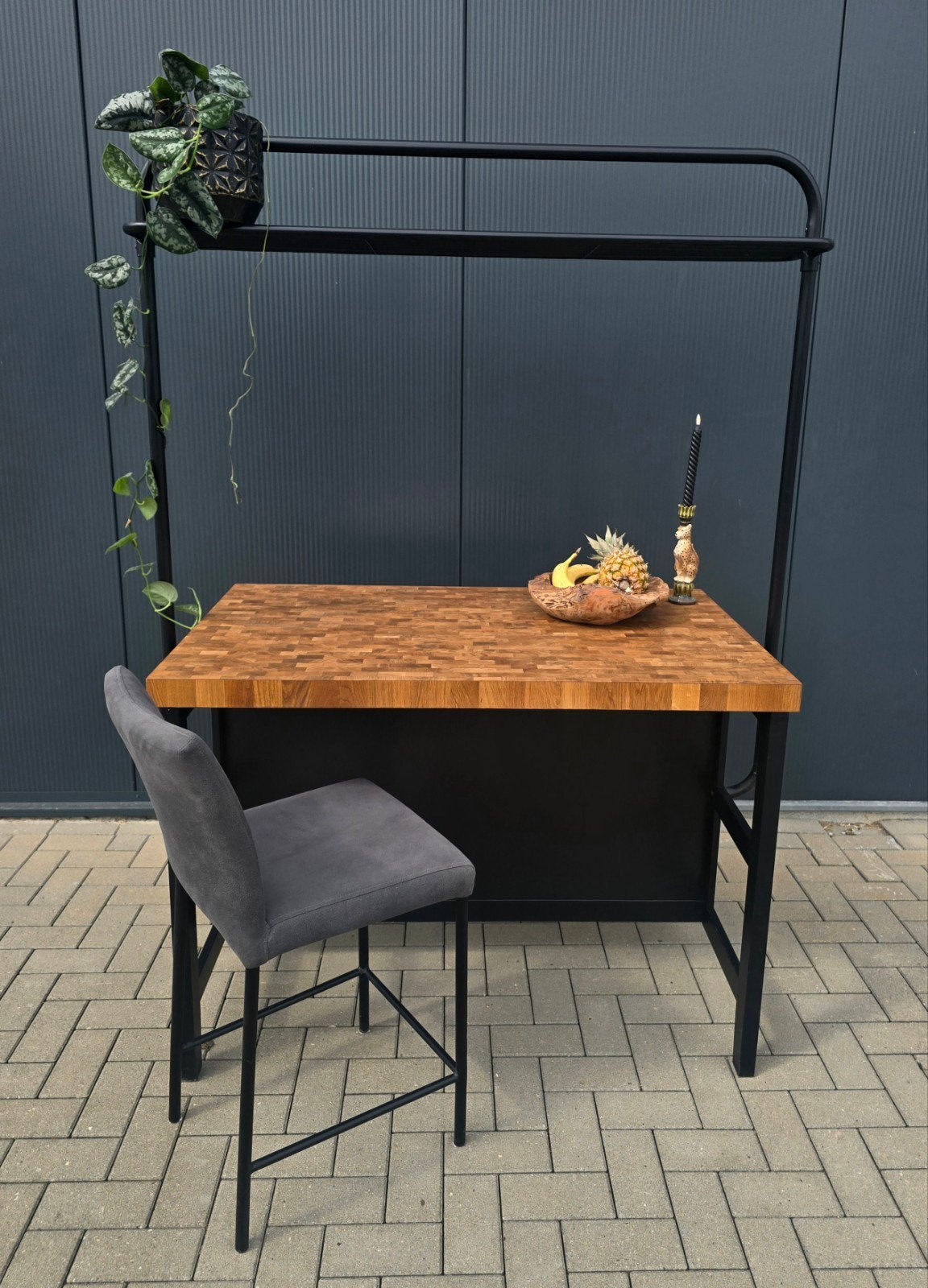 IKEA VADHOLMA Keukeneiland/Kookeiland met rek 126x79x90, Ophalen, Gebruikt, 75 cm of meer, 50 tot 100 cm