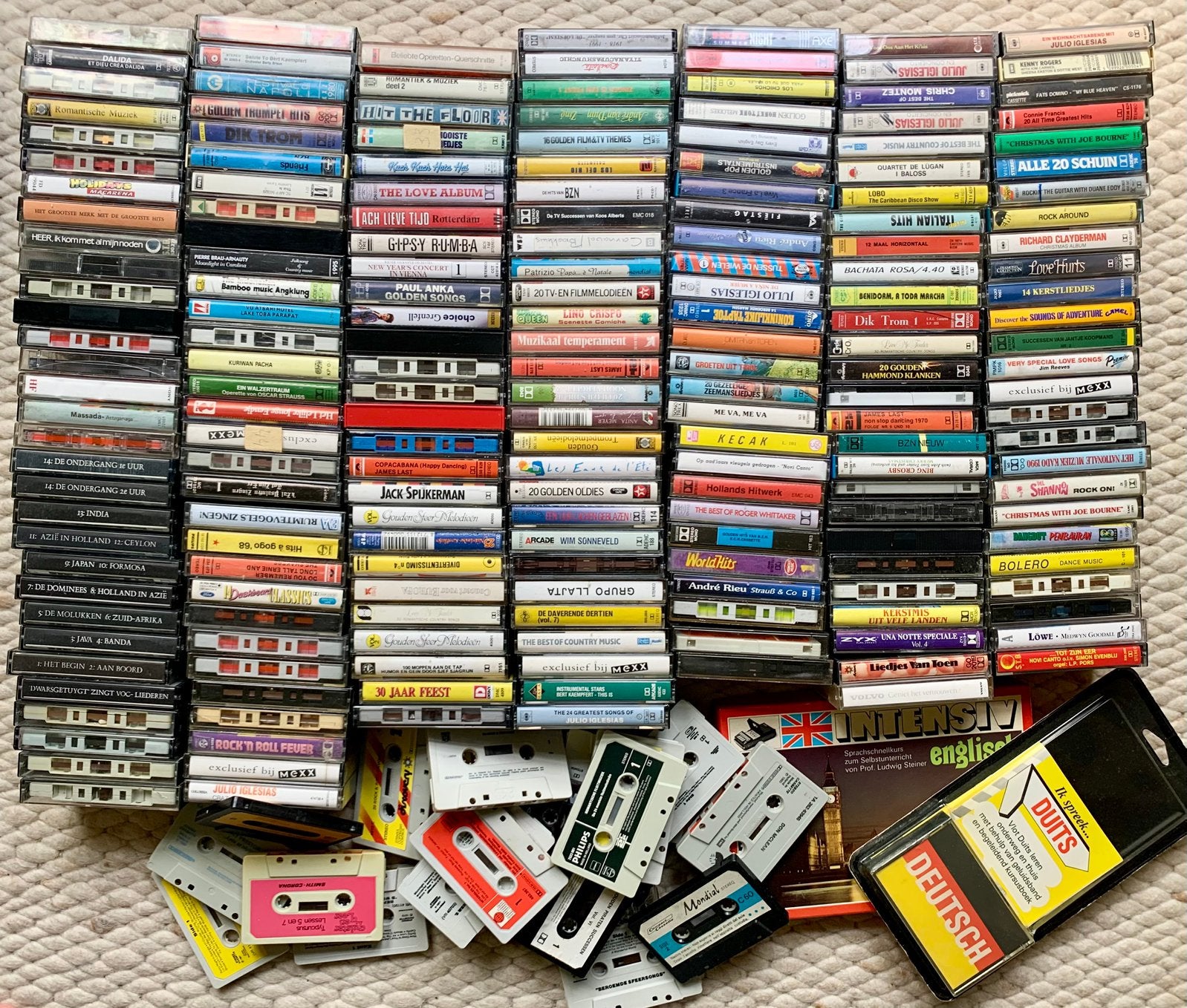 220+ originele cassettebandjes cassettes origineel tapes MCs, Cd's en Dvd's, Cassettebandjes, Gebruikt, Diversen, Ophalen of Verzenden
