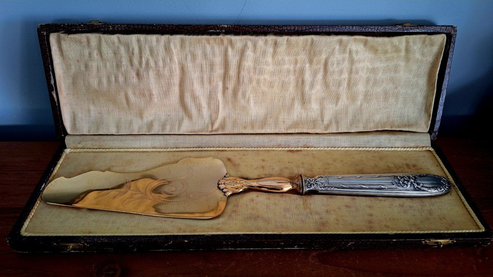 Antieke Franse Taartschep 1900, Antiek en Kunst, Ophalen of Verzenden