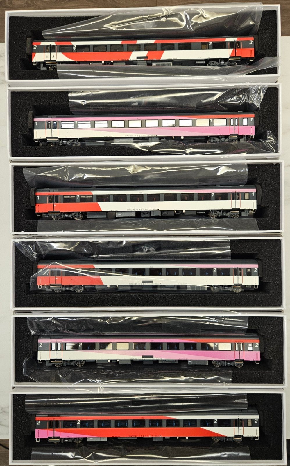 LS Models NS ICRm Fyra rijtuigenset 6-delig ZGAN in OVP, Hobby en Vrije tijd, Overige merken, Gelijkstroom, -, -