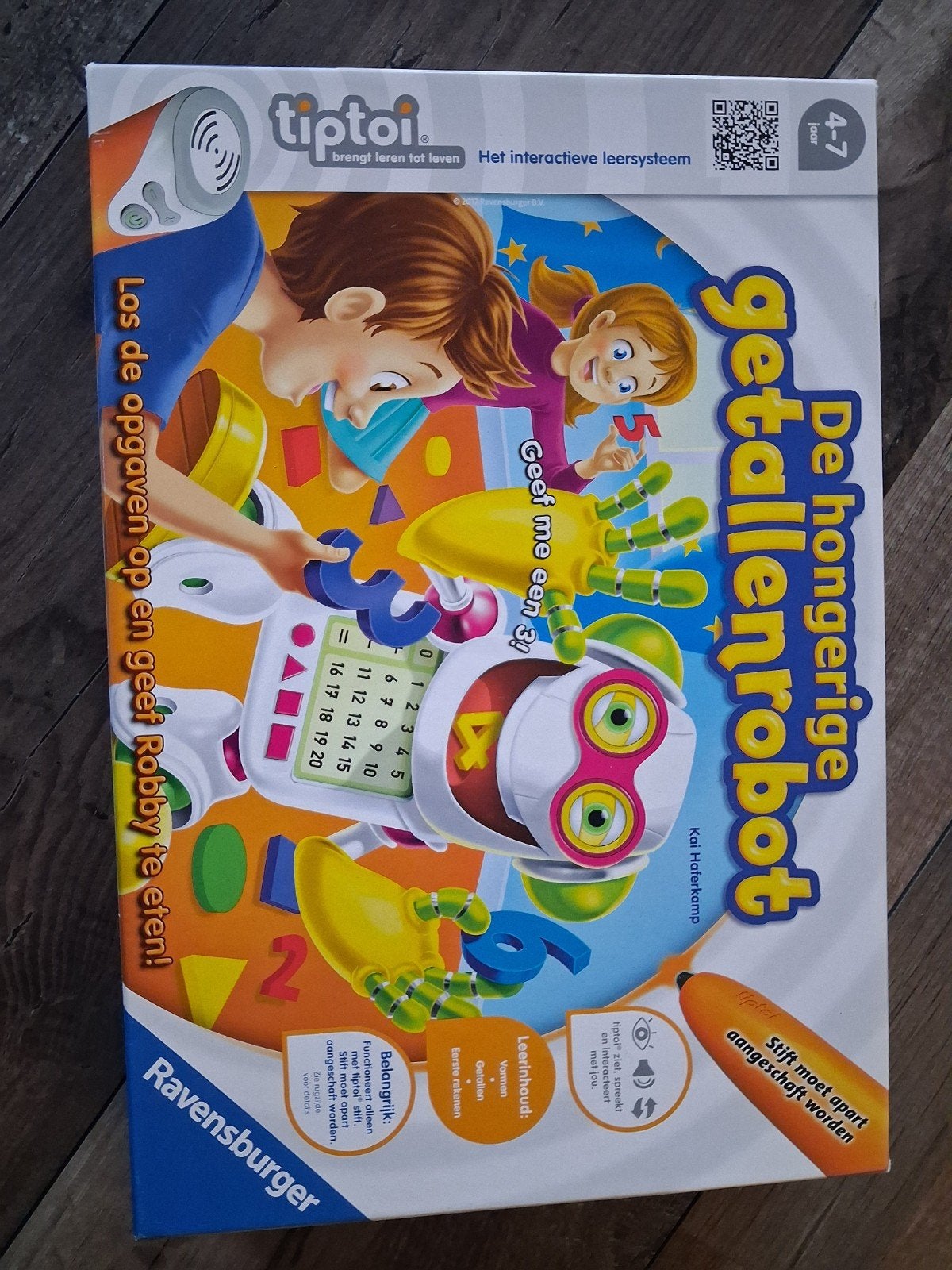 Tiptoi De Hongerige Getallenrobot - Compleet & Netjes, Ophalen of Verzenden, Zo goed als nieuw, Rekenen, Met geluid