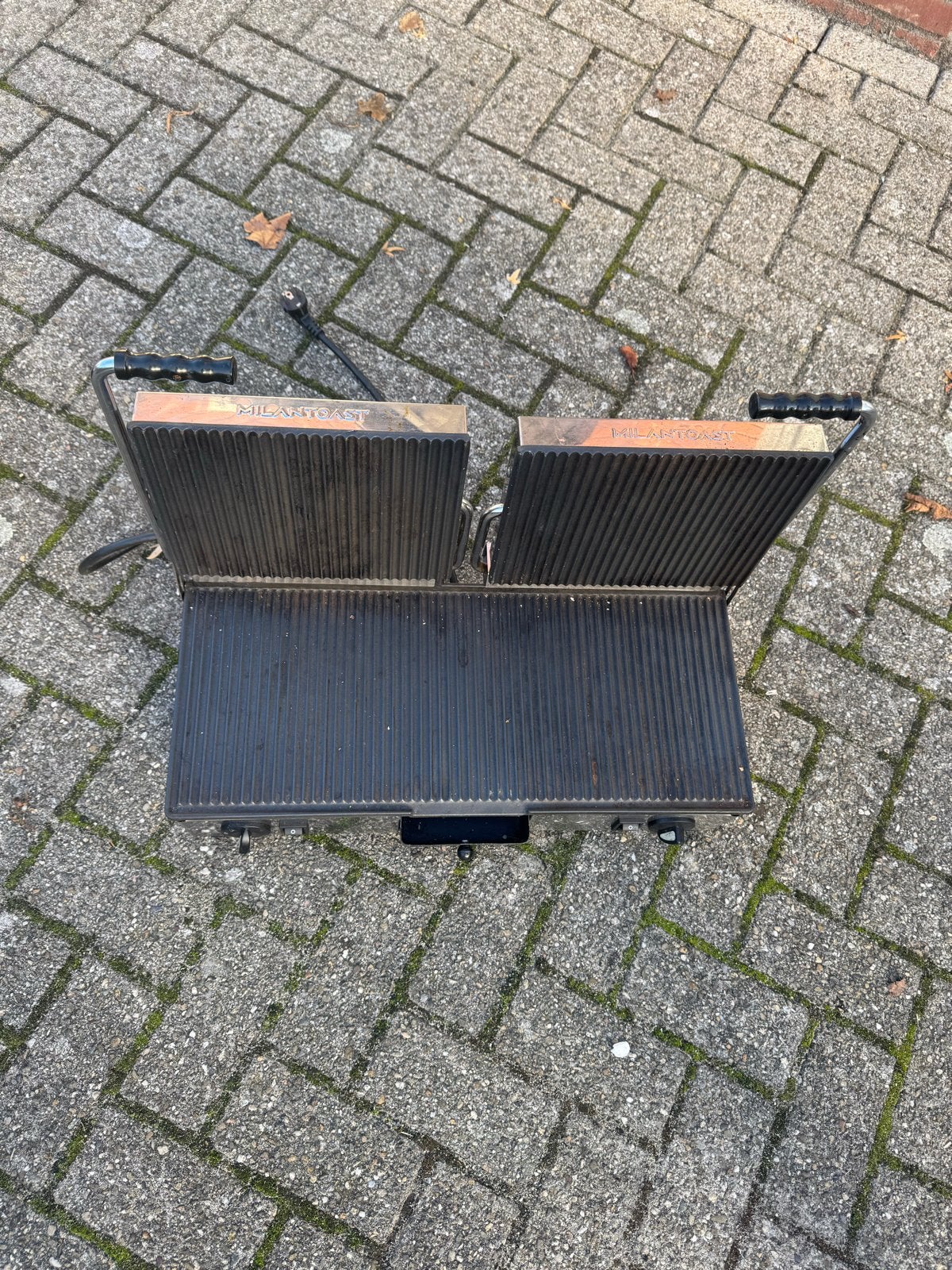 Professionele Milan Toast dubbele contactgrill, Ophalen of Verzenden, Gebruikt