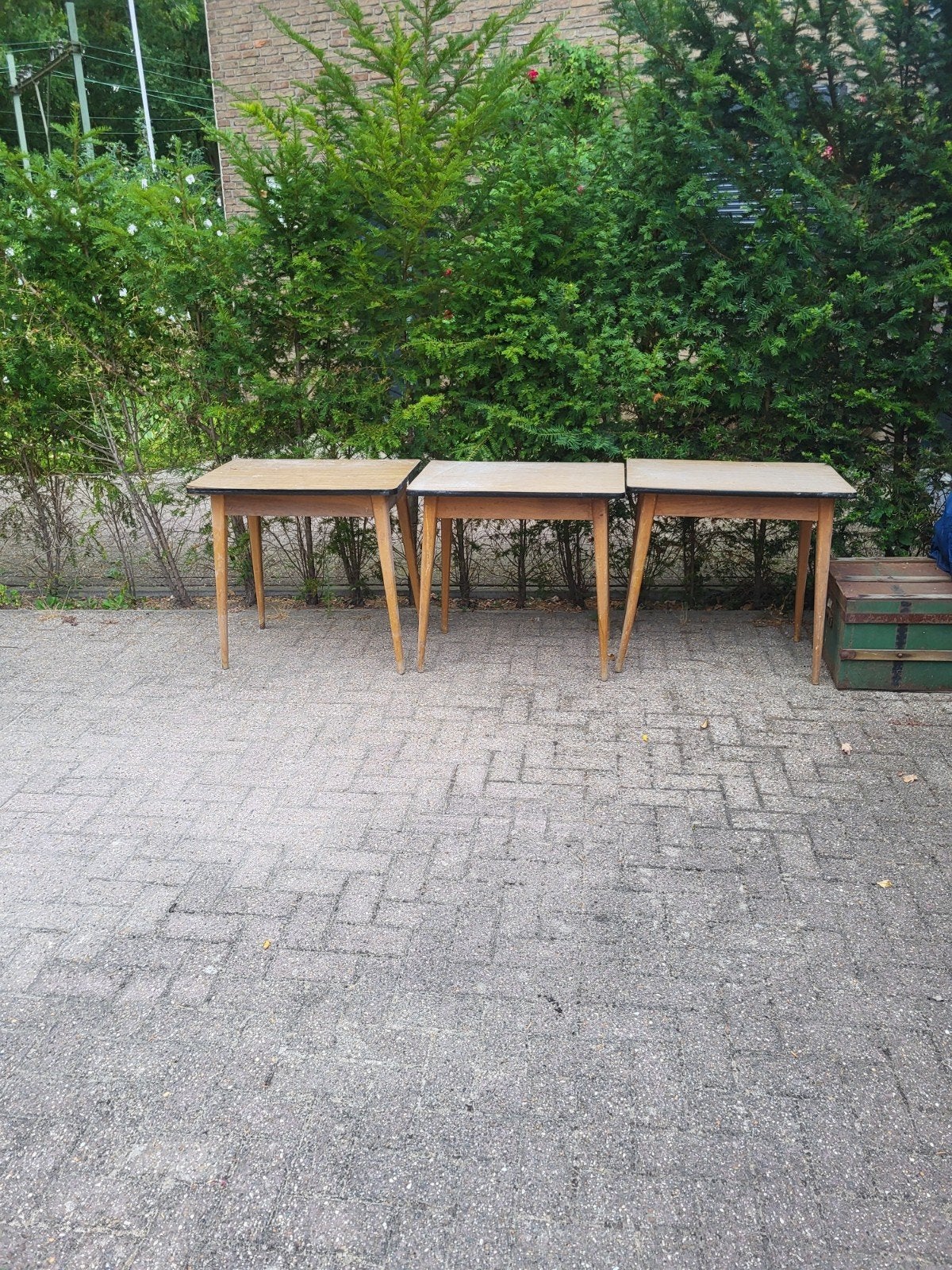 cafe tafels 3xstuks 25.00 euro, Ophalen