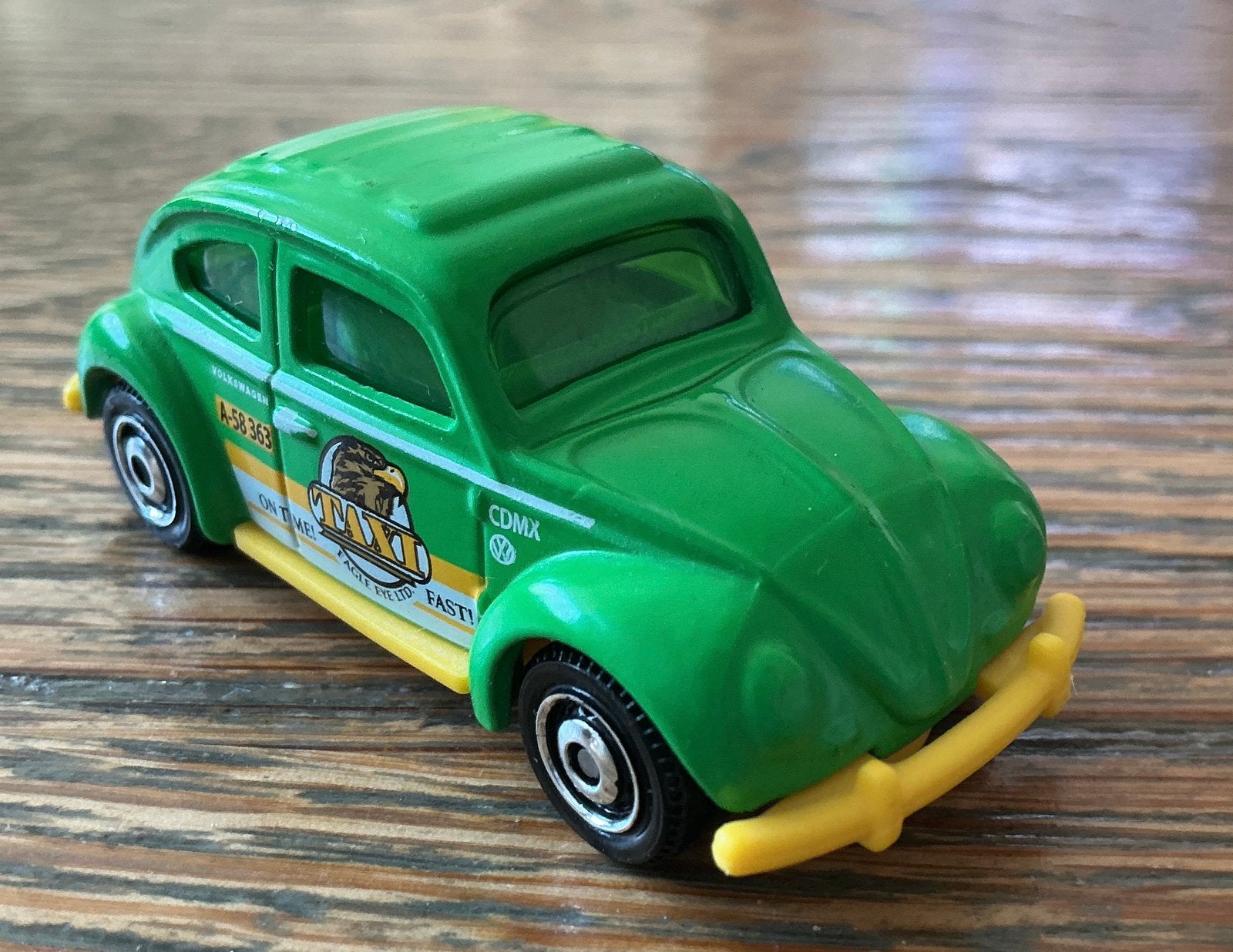 Mexicaanse Taxi auto Volkswagen Matchbox, Ophalen, Zo goed als nieuw, Auto