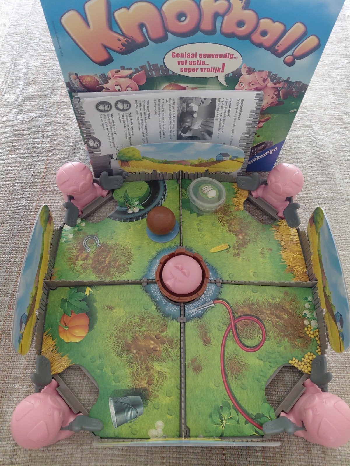 Knorball spel van Ravensburger - Compleet en zgan, Hobby en Vrije tijd, Gezelschapsspellen | Bordspellen, Ophalen of Verzenden