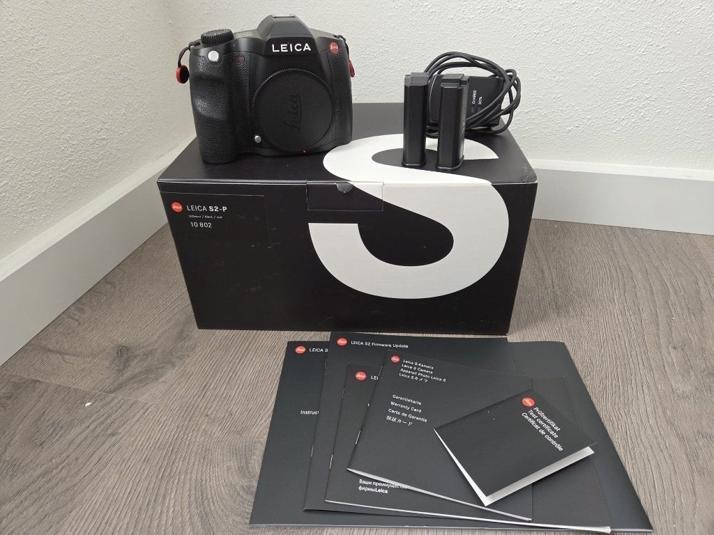 Leica S2-P (10802) + Leica Multifunction handgrip S2 (16003), Ophalen, Gebruikt, Spiegelreflex, Leica