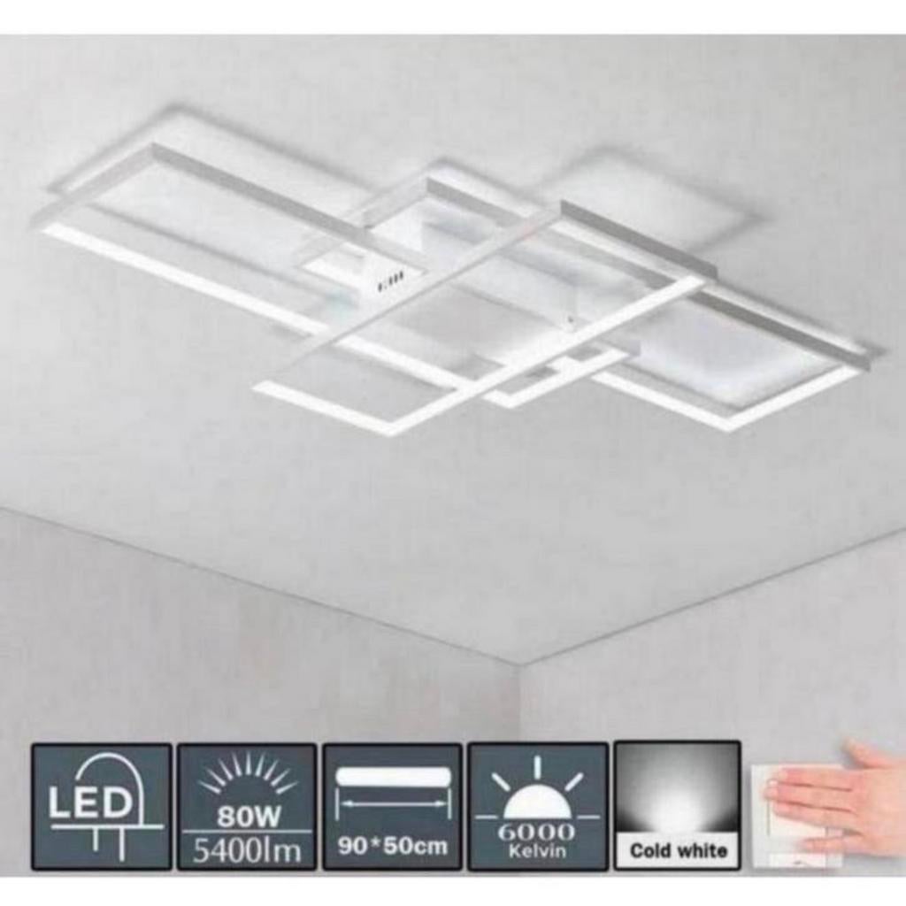 Plafondlamp verstelbaar LED-set white wit luxe plafond-lamp, Nieuw, Ophalen of Verzenden, H, H