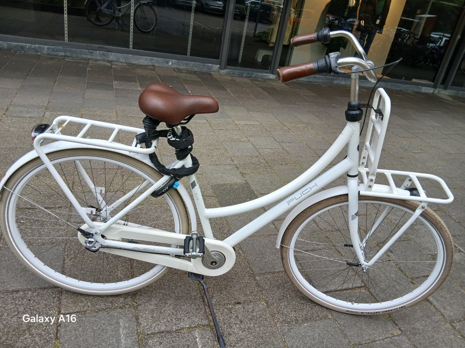 Puch Damesfiets met voordrager en 3 versnellingen, Minder dan 10 versnellingen, Trommelrem, Ophalen, Overige merken