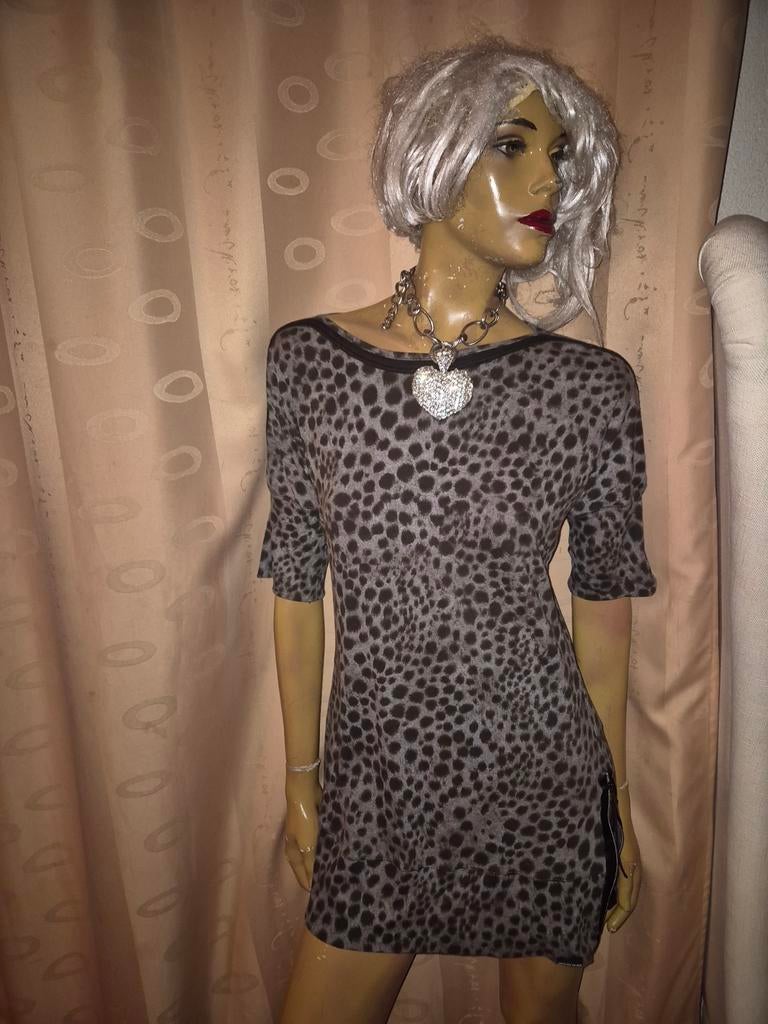 Leopardprint marccain nieuwe jurk maat 6, Kleding | Dames, Overige kleuren, Maat 46/48 (XL) of groter, Nieuw, Ophalen of Verzenden