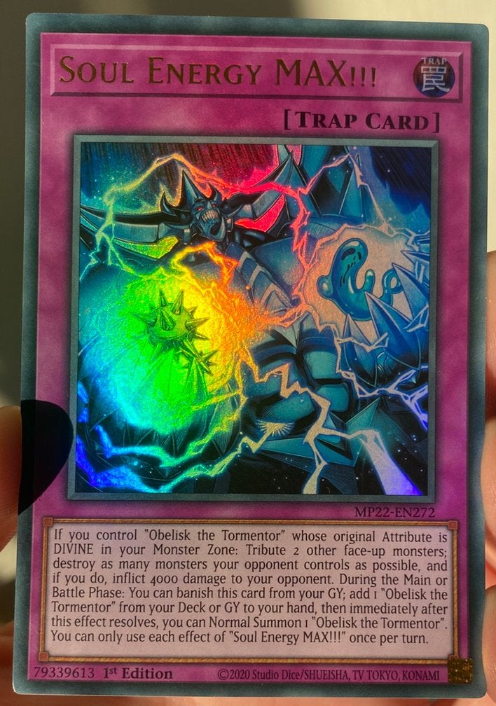 Yu-Gi-Oh! Soul Energy MAX!!!! MP22 1st Edition !, Hobby en Vrije tijd, Verzamelkaartspellen | Yu-gi-Oh!, Ophalen of Verzenden