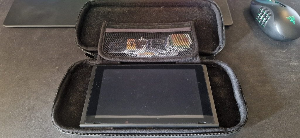 Switch console + games en accesores, Ophalen, Met 2 controllers, Switch Original, Gebruikt