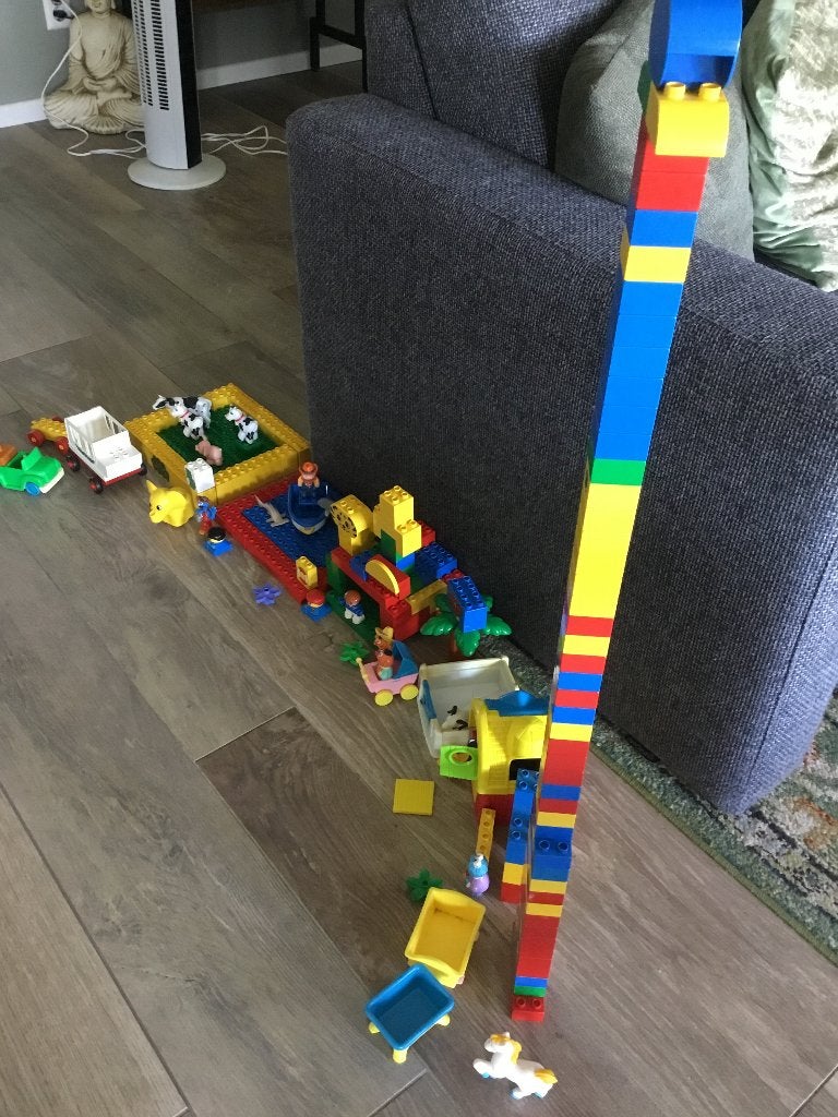 Grote Lego Duplo, Ophalen, Zo goed als nieuw, Losse stenen, Lego