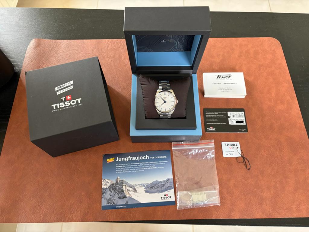 Tissot PR100 Jungfraubahn Editie - nieuwstaat & garantie, Staal, Staal, Polshorloge, Nieuw