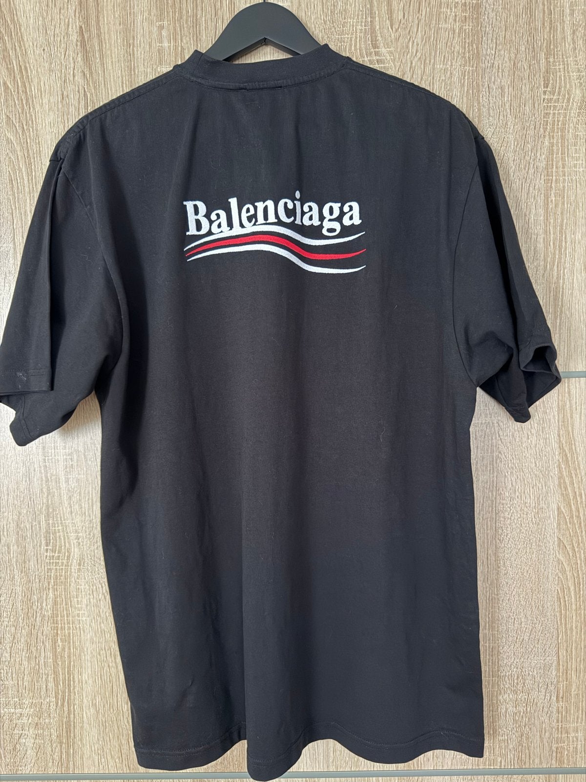 Balenciaga Unisex T-shirt Maat M Zwart, Ophalen of Verzenden, Zo goed als nieuw, Maat 48/50 (M), Zwart