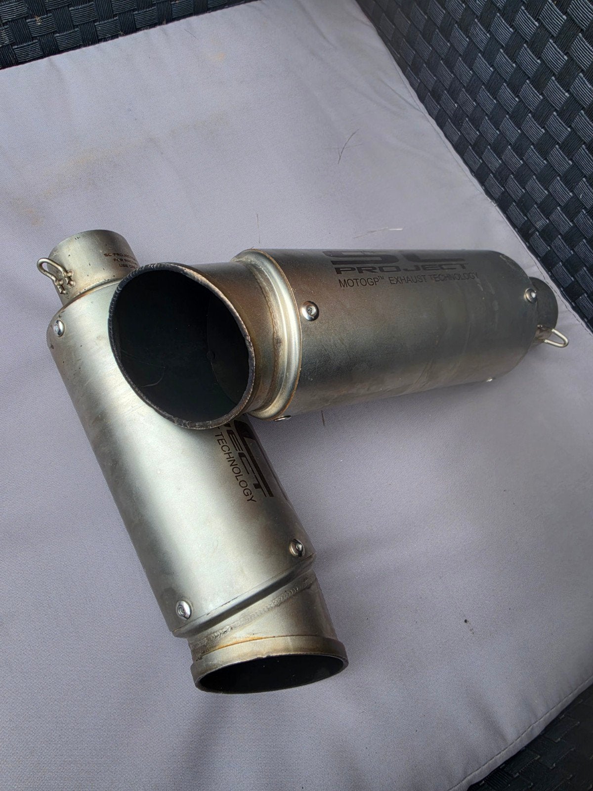 SC Project uitlaatdempers - MotoGP Exhaust- with DB killer T, Ophalen of Verzenden