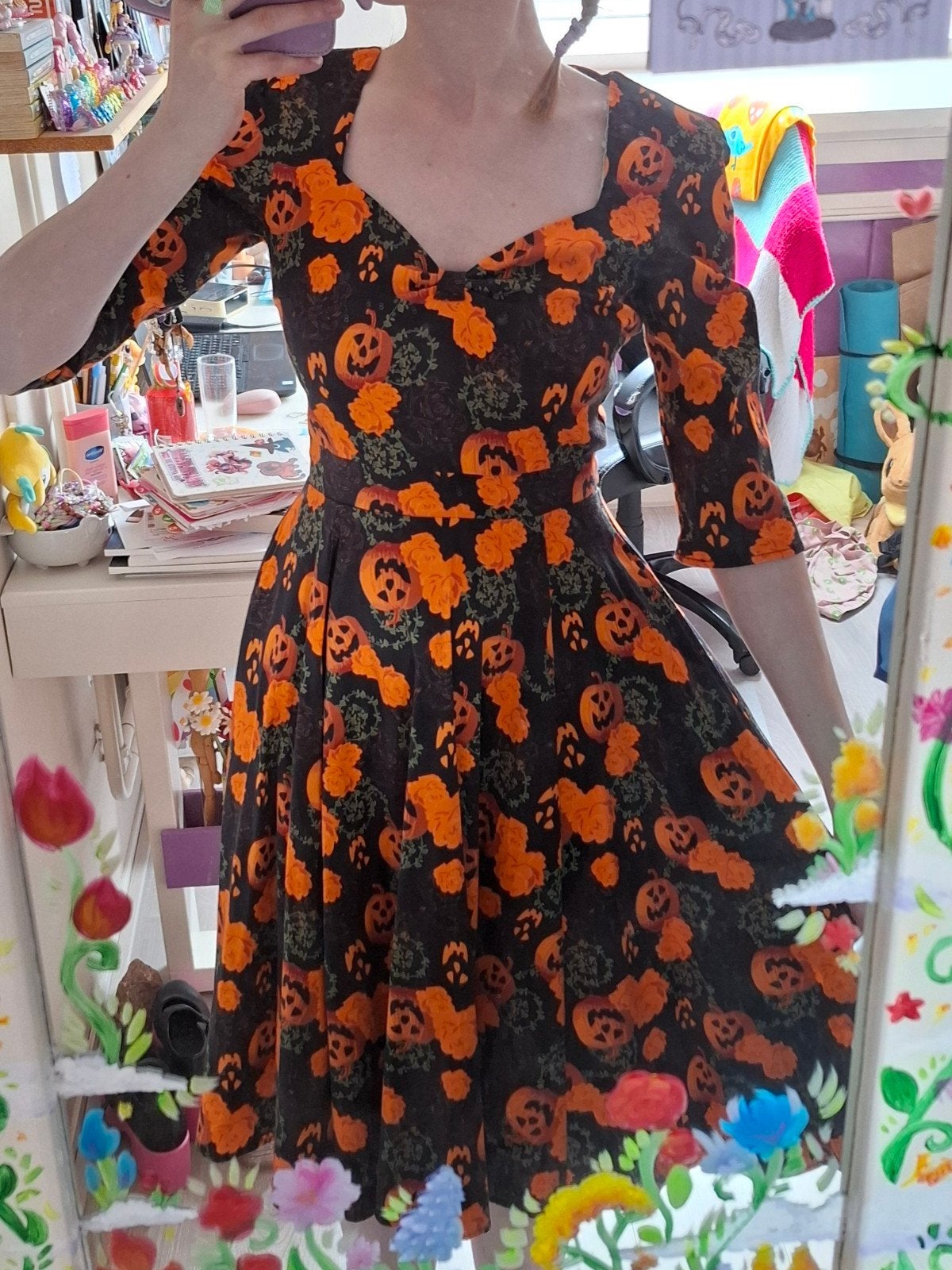 Swingdress Topvintage Boutique collection, Meerkleurig, Topvintage, Ophalen of Verzenden, Zo goed als nieuw