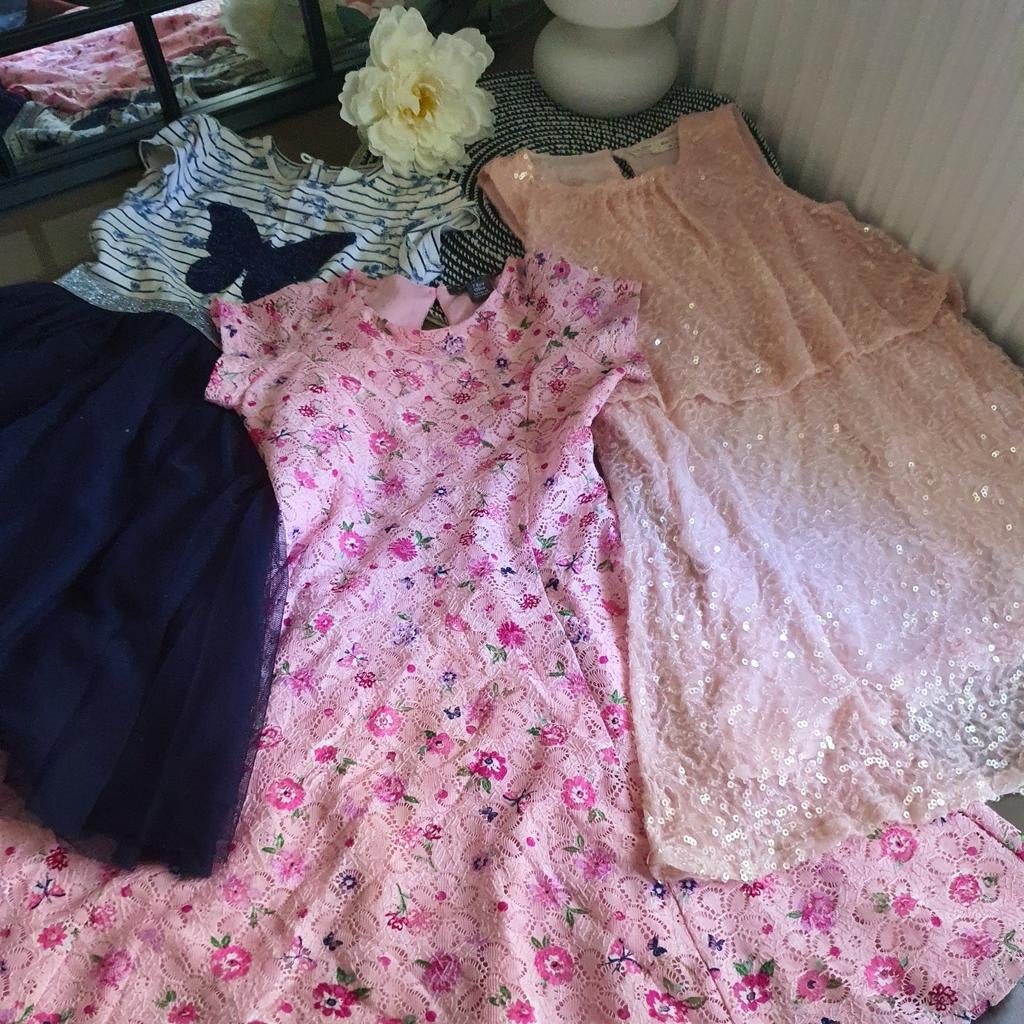 3 prachtige zomerjurken maat 122 - Zo goed als nieuw, Kinderen en Baby's, Kinderkleding | Maat 122, Ophalen of Verzenden, Zo goed als nieuw