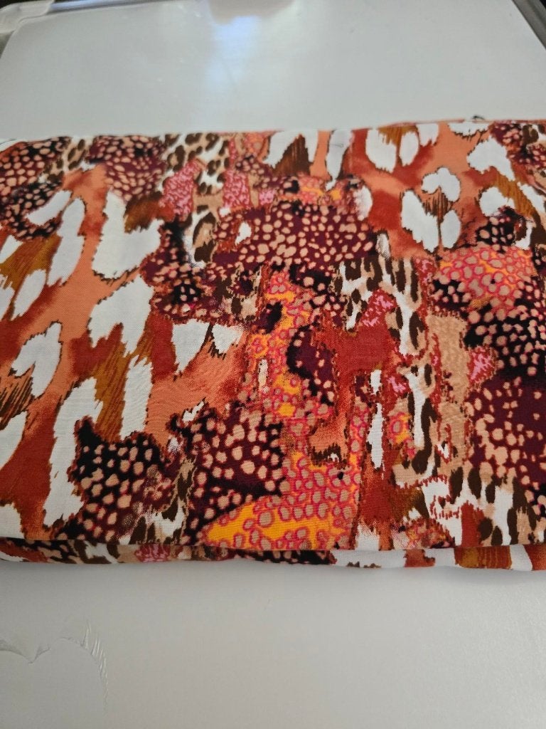 viscose snake orange (110), Overige materialen, Overige kleuren, 120 cm of meer, Nieuw
