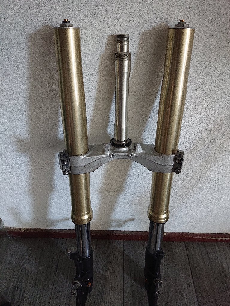 Complete Voorvork tstuk kroonplaat lagers zzr1400 zzr 1400, Ophalen of Verzenden, Nieuw