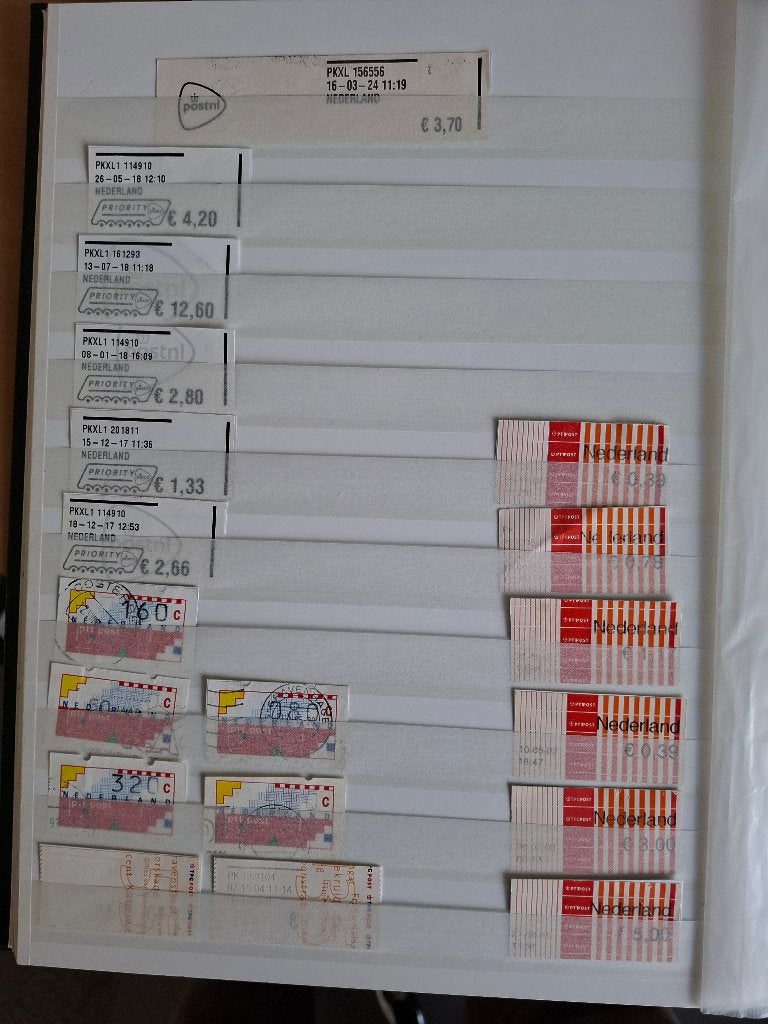 postzegels, Verzenden