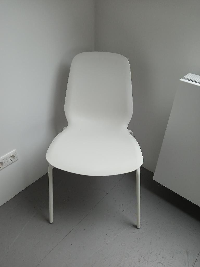 Witte stoel Leifarne Ikea, Ophalen, Wit, Zo goed als nieuw, Modern