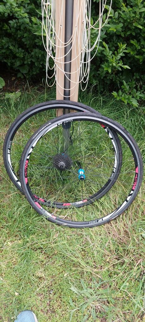 DT Swiss Wielset Velgrem - Racefiets, Gebruikt, DT Swiss, Aluminium, Racefiets