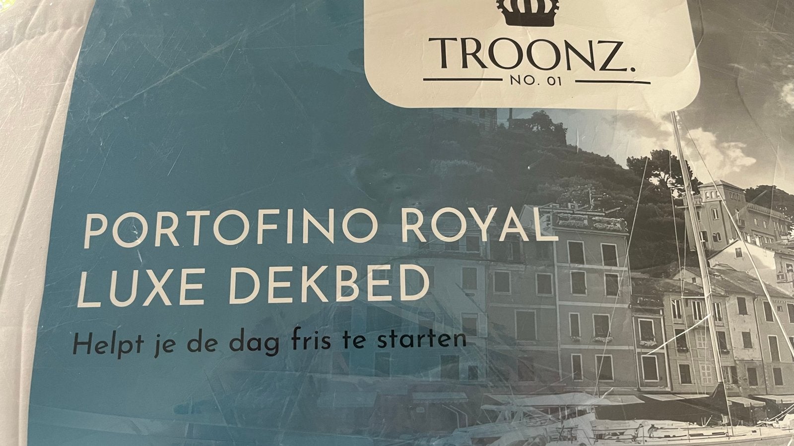 TROONZ Portofino Royal Luxe Dekbed 240x220 cm, Ophalen, Wit, Deken of Dekbed, Nieuw