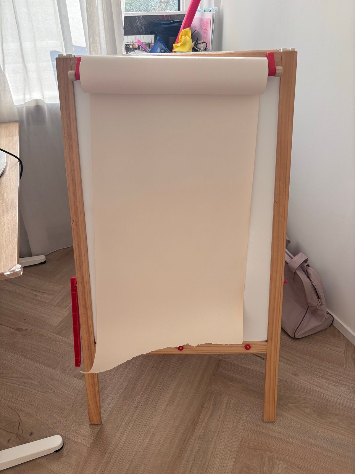 IKEA MALA Tekenbord Houten tekenezel met papierrol, Ophalen, Gebruikt, Overige typen