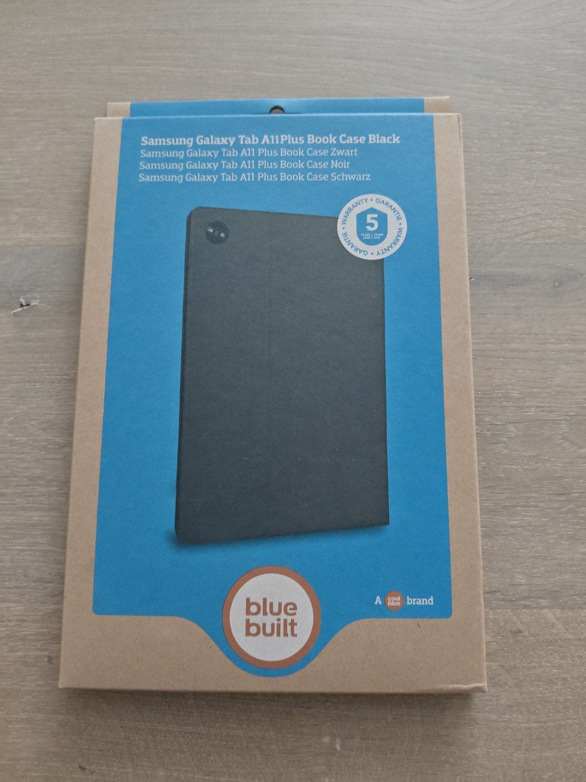 BlueBuilt Book Case Zwart voor Samsung Galaxy Tab A11Plus, Computers en Software, BlueBuilt, Samsung Galaxy Tab A11 Plus, 11 inch