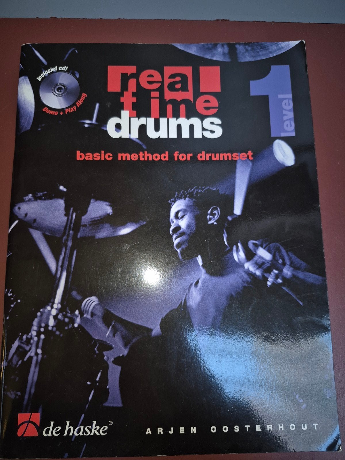 Real Time Drums 1 - Basis drumlesboek met CD, Drums of Percussie, Les of Cursus, Ophalen of Verzenden, Zo goed als nieuw