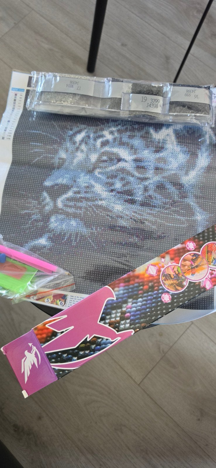 Diamond Painting Set - welp, Hobby en Vrije tijd, Knutselen, Ophalen of Verzenden, Nieuw, Knutselwerk