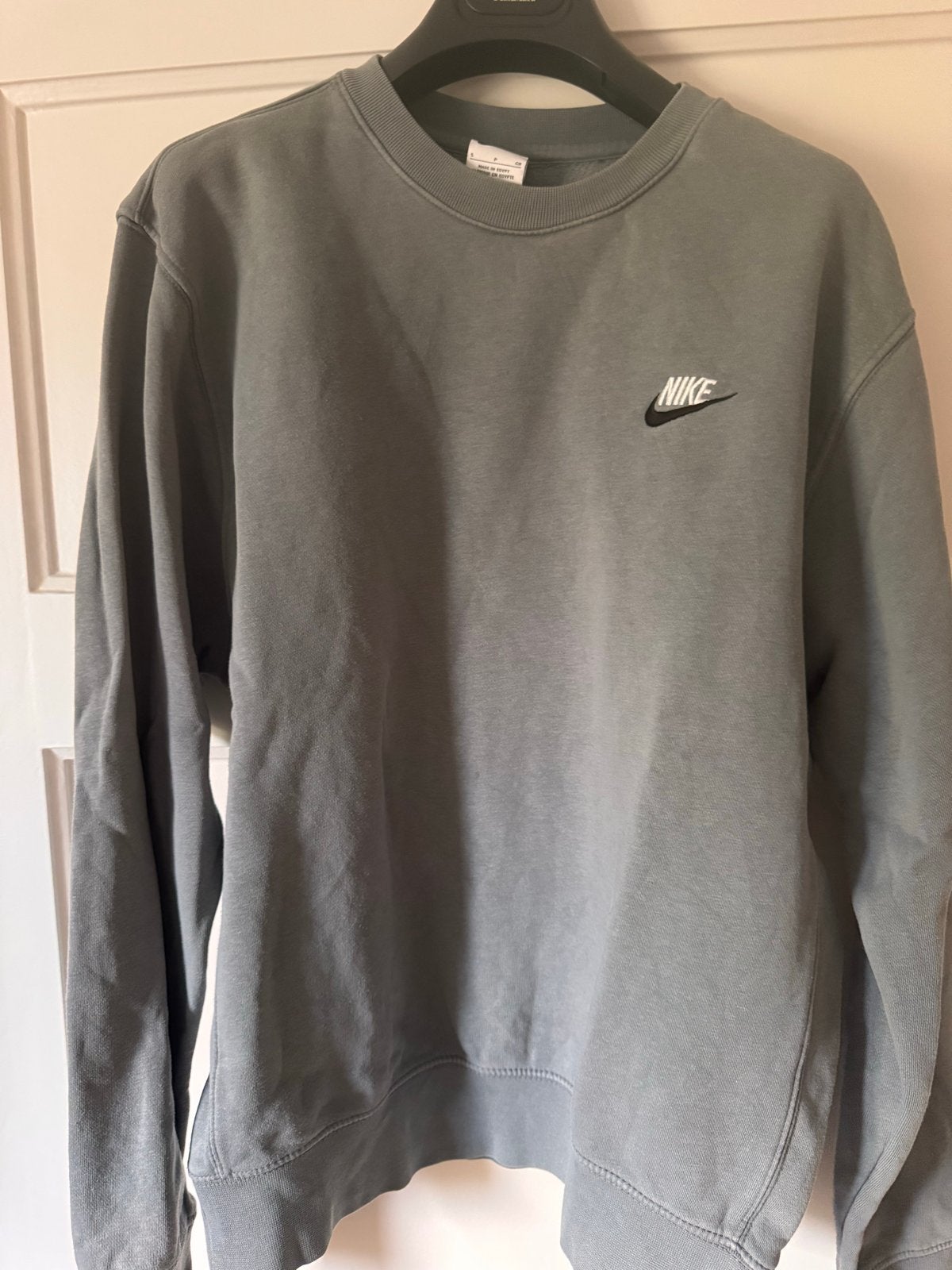 Nike Sweatshirt Maat S groen/grijs, Ophalen of Verzenden, Zo goed als nieuw, Maat 46 (S) of kleiner, Grijs