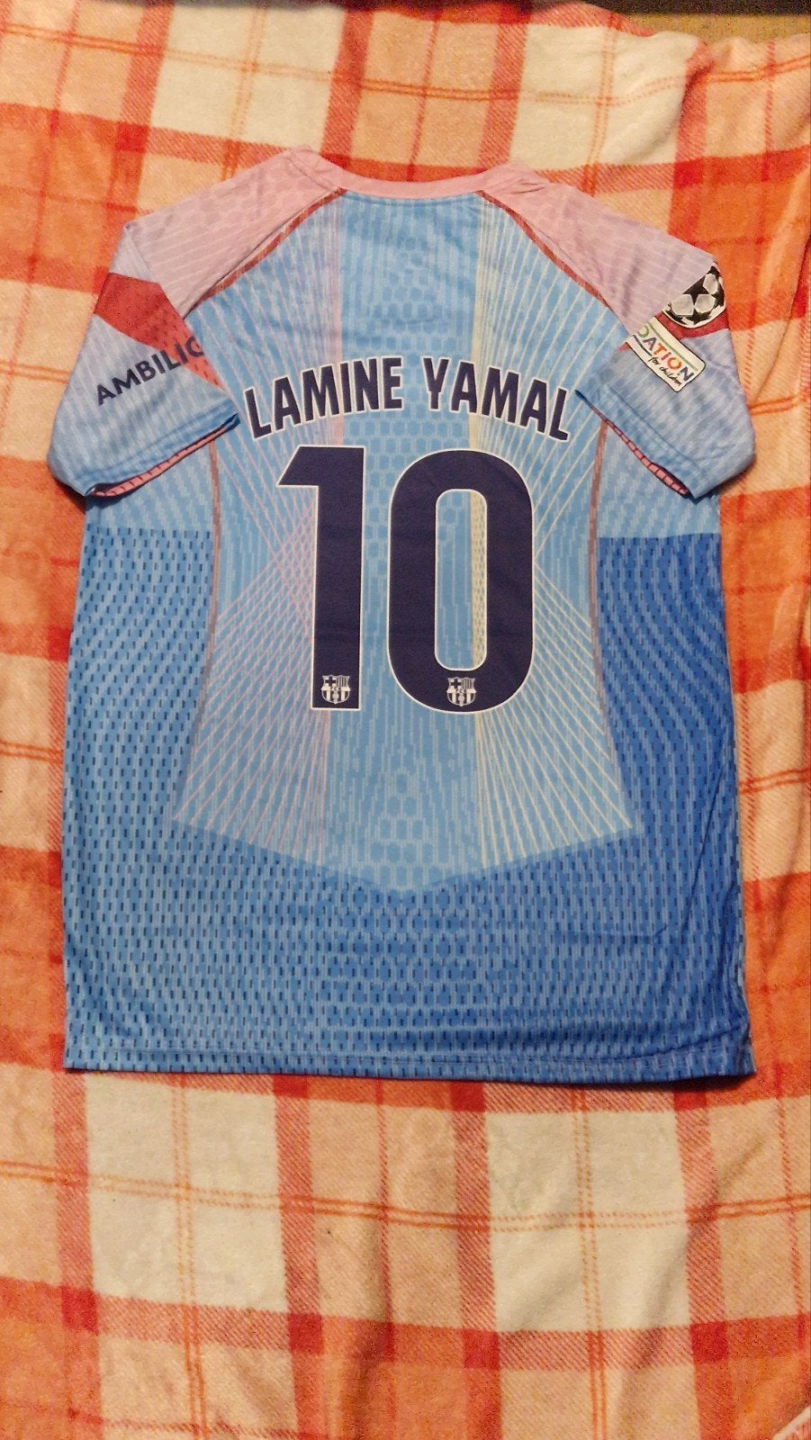 FC Barcelona uitshirt Lamine Yamal 10, Ophalen