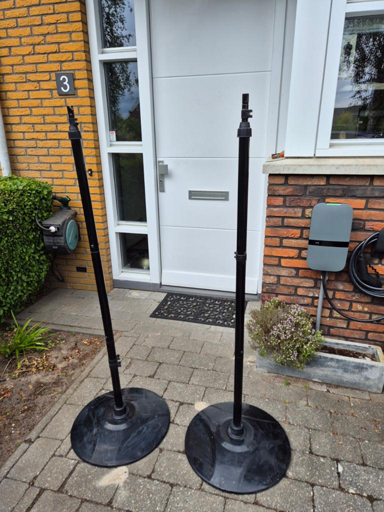 GRATIS 2 standaards - palen, Ophalen, Gebruikt