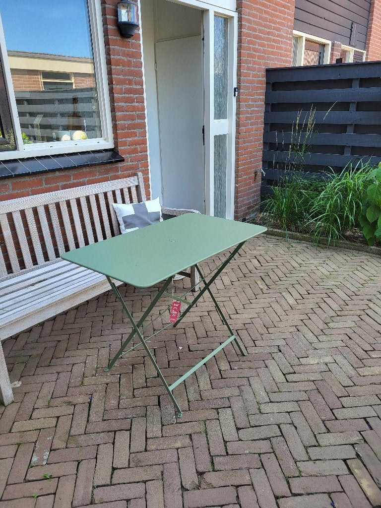fermob bistrotafel, Ophalen, Zo goed als nieuw, Rechthoekig, Metaal