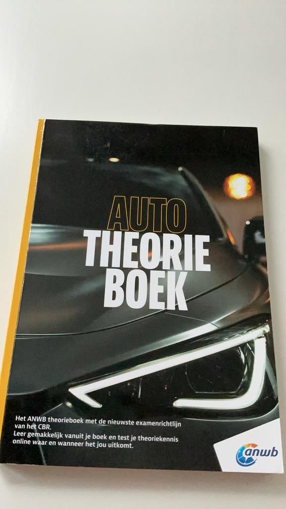 Auto theorie boek ANWB, Ophalen, Zo goed als nieuw, Algemeen
