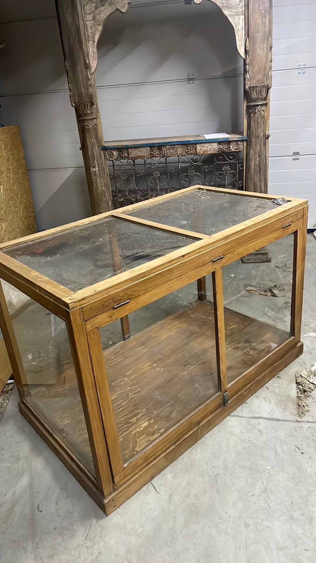 Vitrine, Ophalen, Glas, Zo goed als nieuw