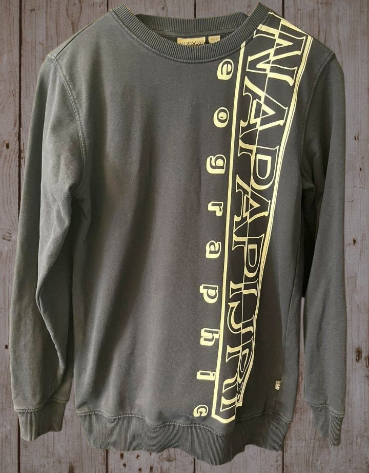 Napapijri sweater maat 162, Blauw, Ophalen of Verzenden, Napapijri, Gedragen