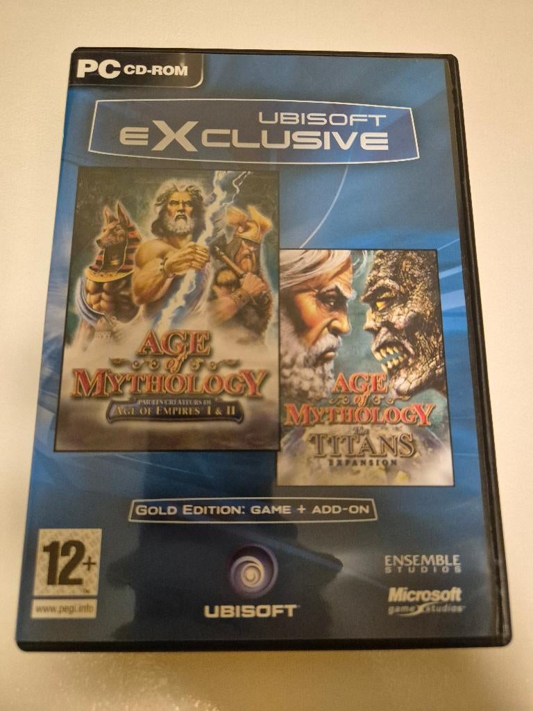 Age of Mythology + add-on, 1 speler, Ophalen of Verzenden, Zo goed als nieuw, Vanaf 12 jaar