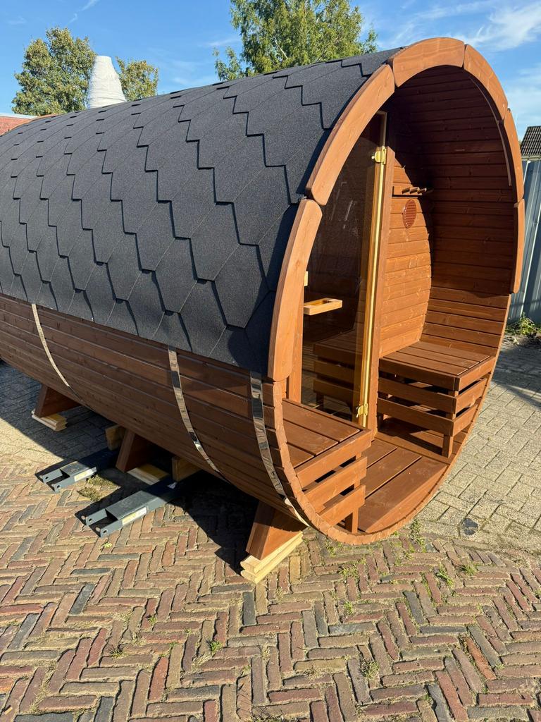 Nieuwe barrel Sauna, ., Fins of Traditioneel, Ophalen of Verzenden, BS