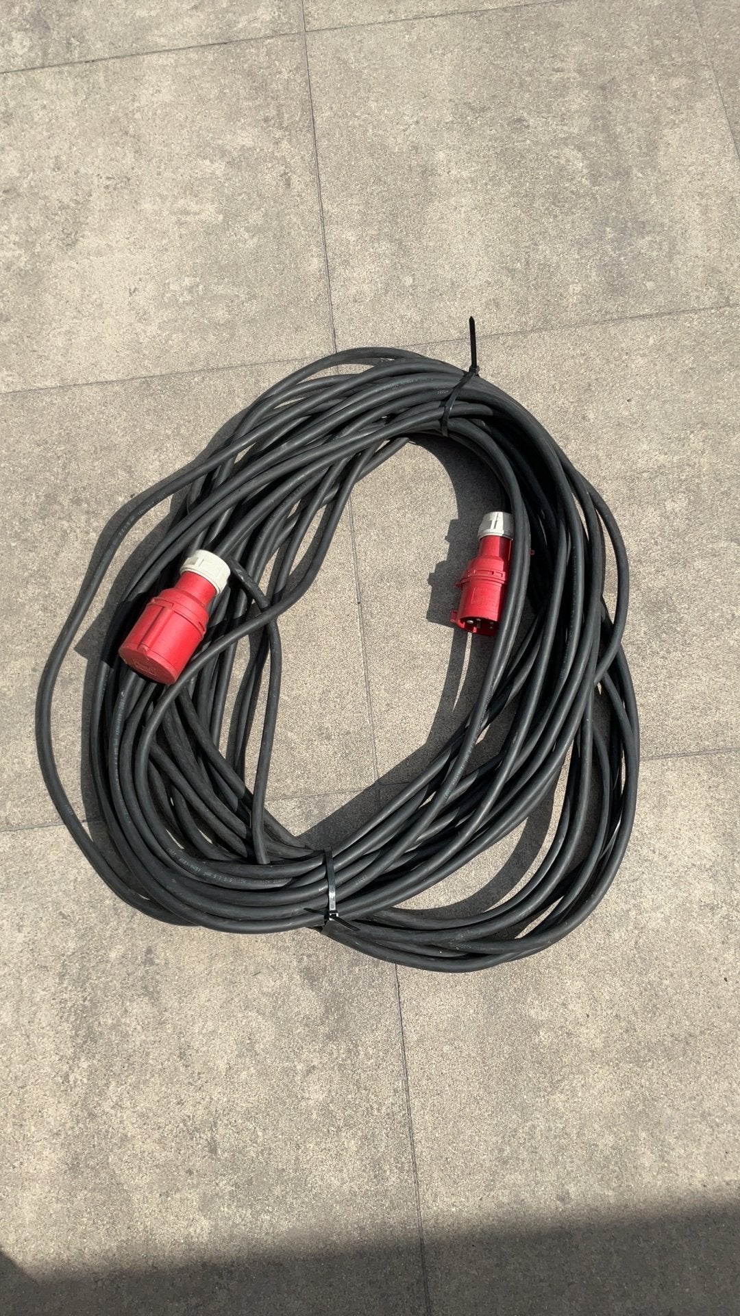 Krachtstroomkabel 32ah 50m1., Doe-het-zelf en Verbouw, Elektra en Kabels, Ophalen, Zo goed als nieuw, Kabel of Snoer