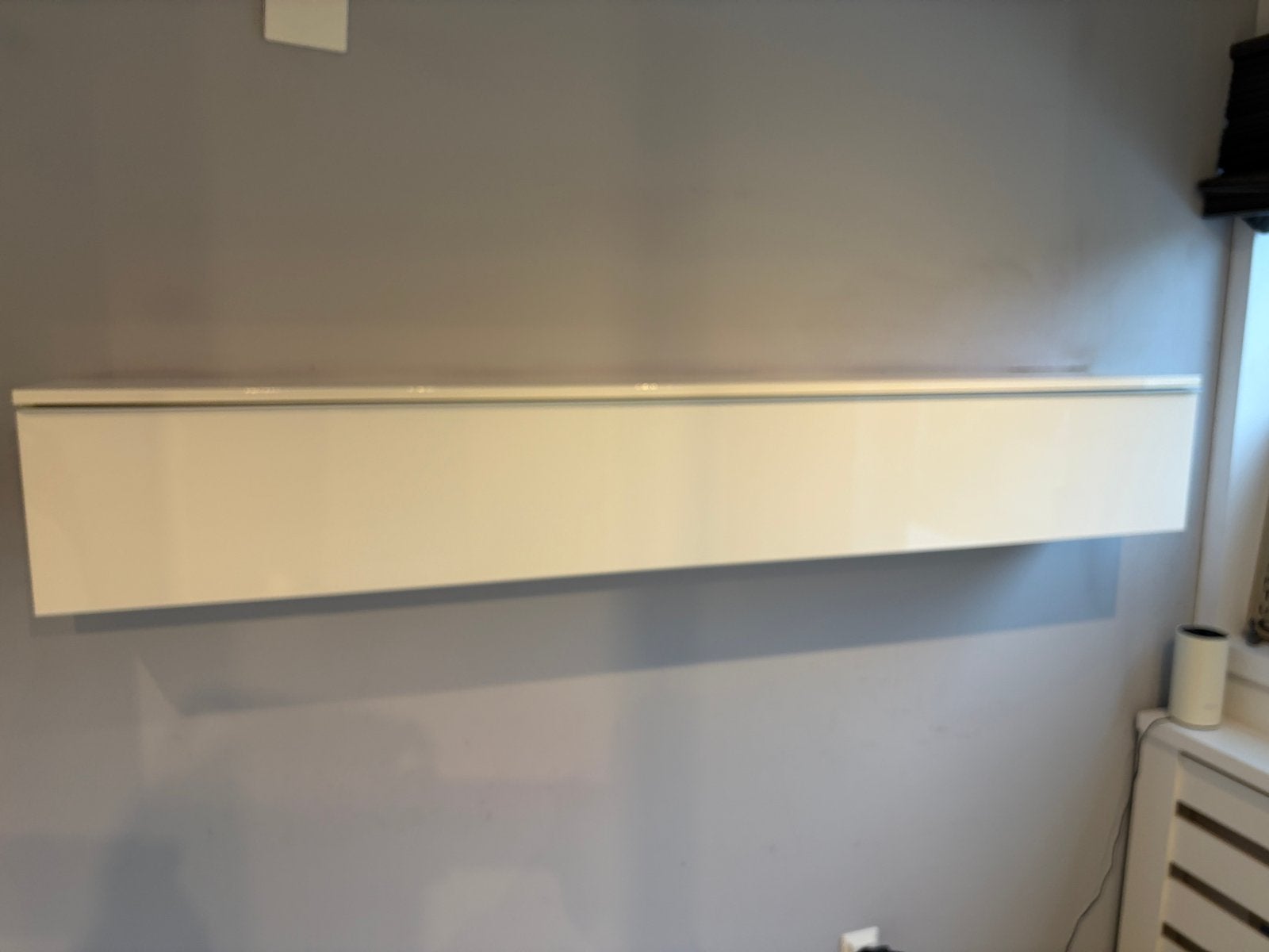 IKEA Klepkast 180x25x25 Hoogglans Wit, Ophalen, Gebruikt