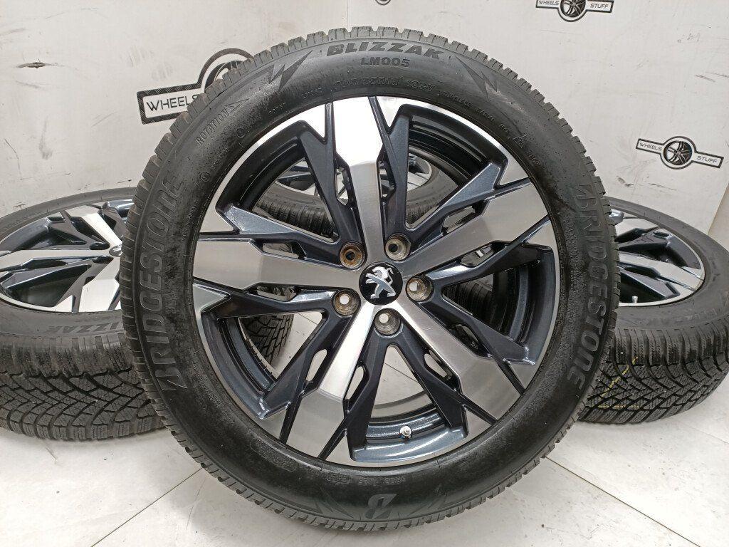 Peugeot 5008 lichtmetaal velgen 18"inch winterbanden 5x108, Ophalen, Gebruikt, 18 inch, Banden en Velgen