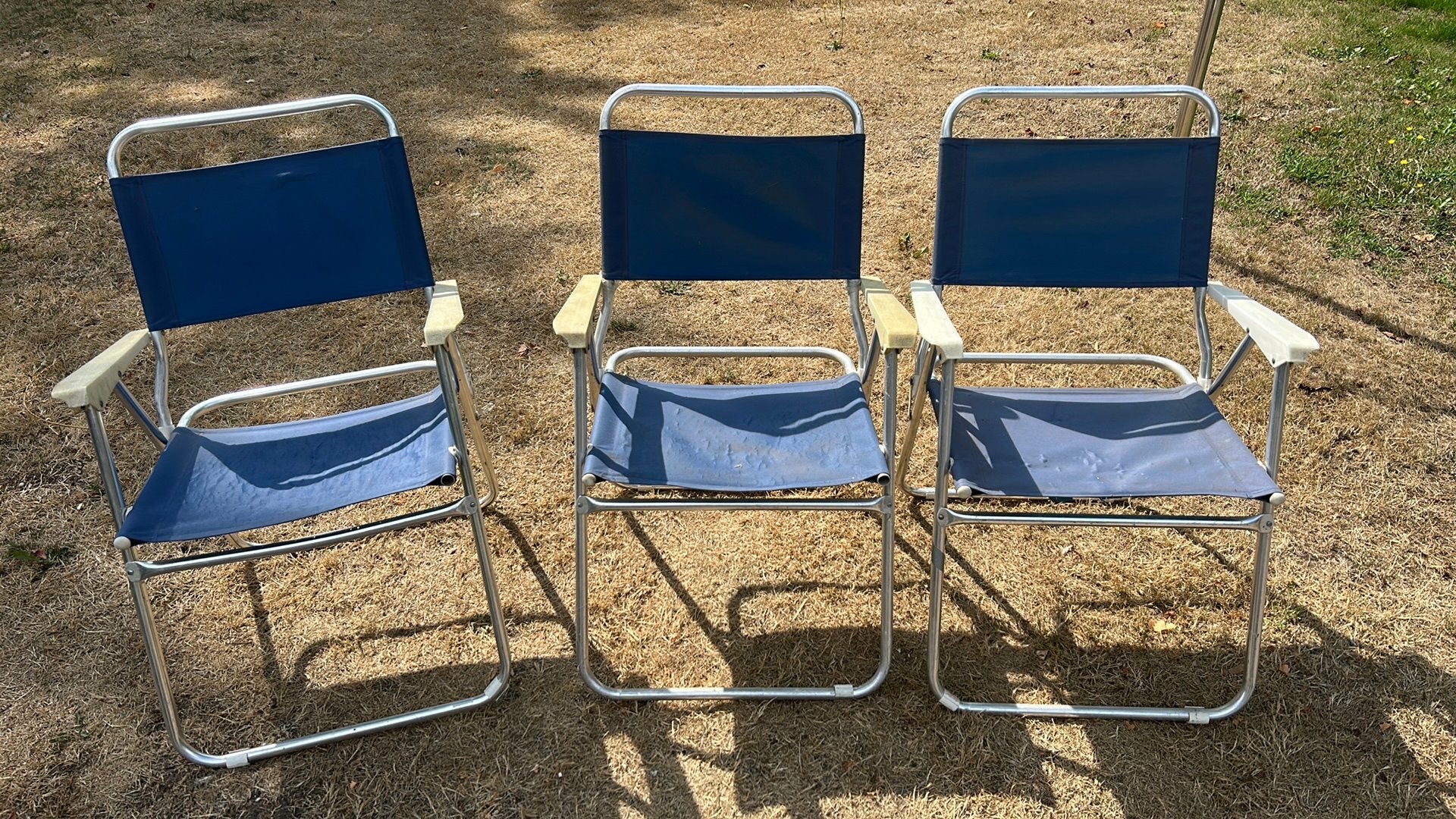 Tuinstoelen klapstoelen camping festival gratis, Caravans en Kamperen, Kampeermeubelen, Ophalen, Zo goed als nieuw, Campingstoel