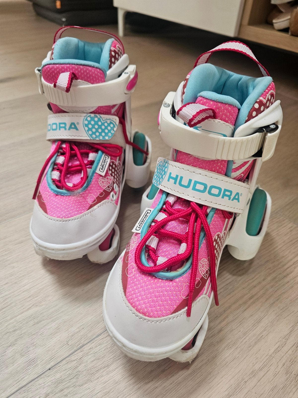 Hudora rolschaatsen verstelbaar maat 30-33, Ophalen of Verzenden, Verstelbaar, Gebruikt, Kinderen