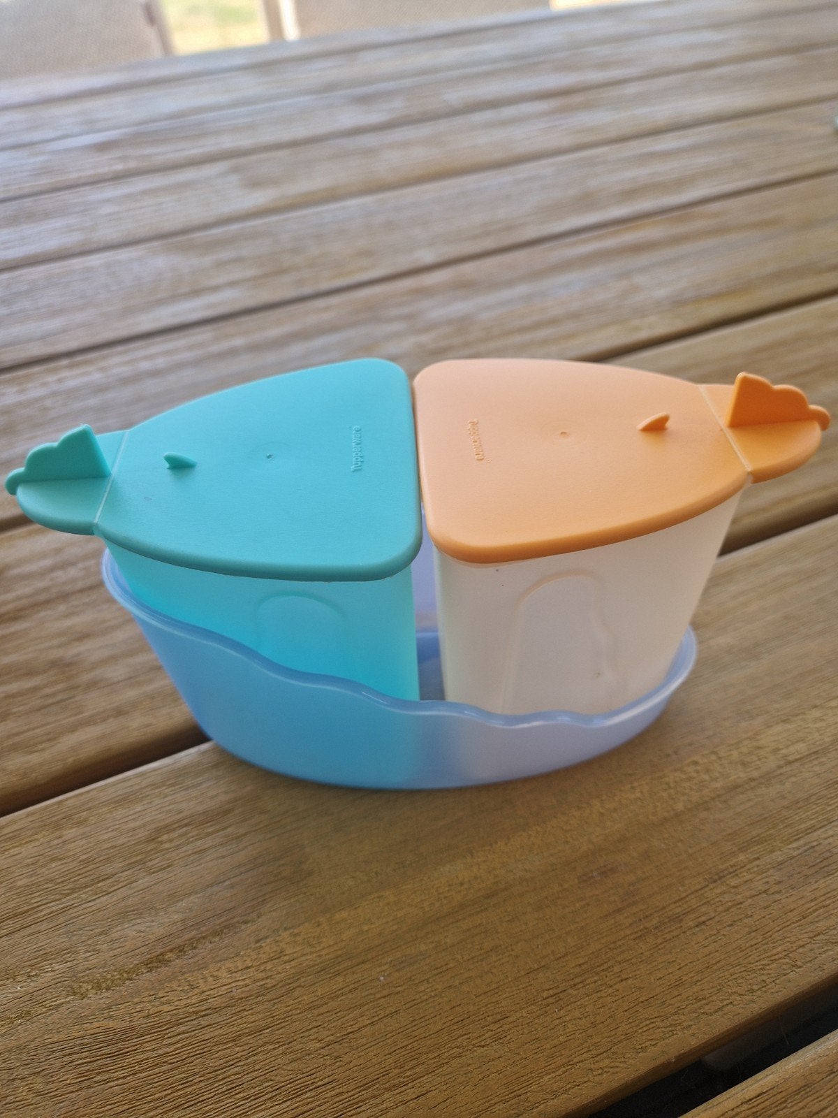 Tupperware roomstel: Suiker en Melkkannetje, Ophalen of Verzenden, Zo goed als nieuw, Overige kleuren