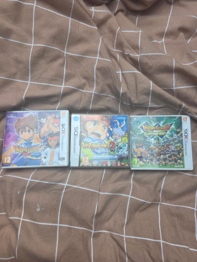 Inazuma eleven spellen, Gebruikt, Gekoppelde computers, 1 speler, Ophalen of Verzenden