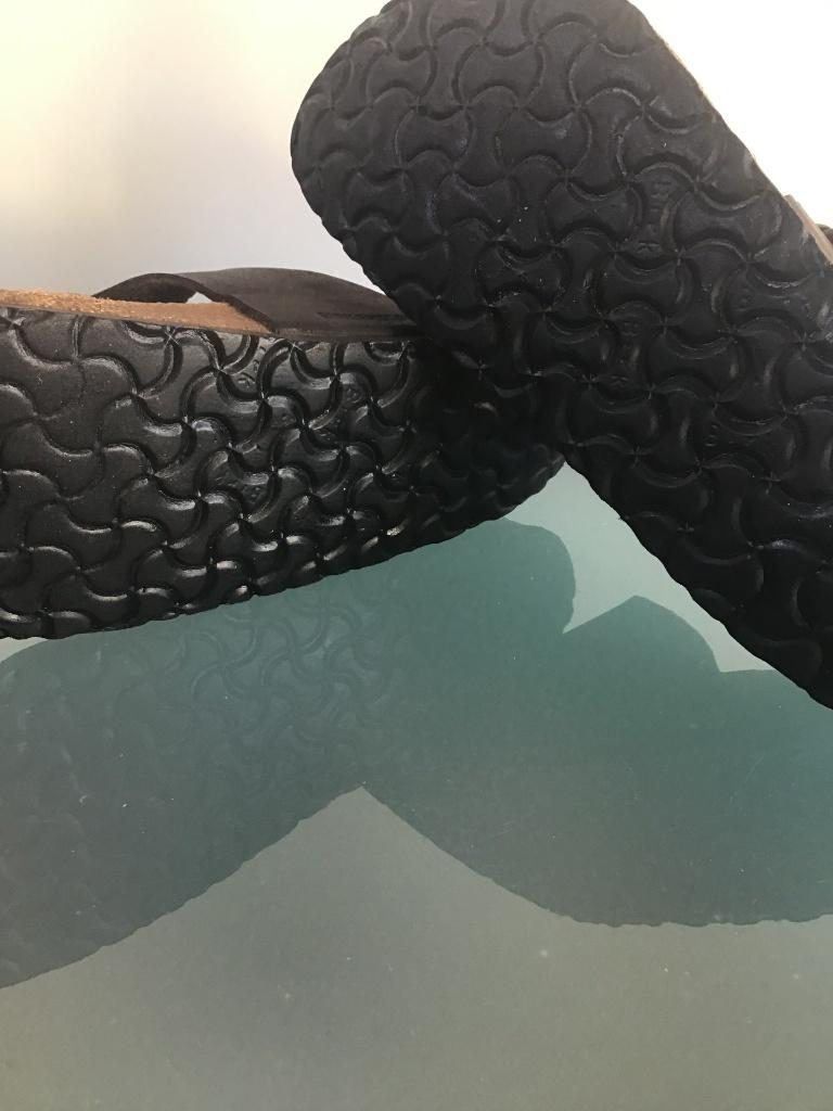 Birkenstock 42 | Ramses bruine slippers | Gratis verzenden, Slippers, Bruin, Verzenden, Zo goed als nieuw