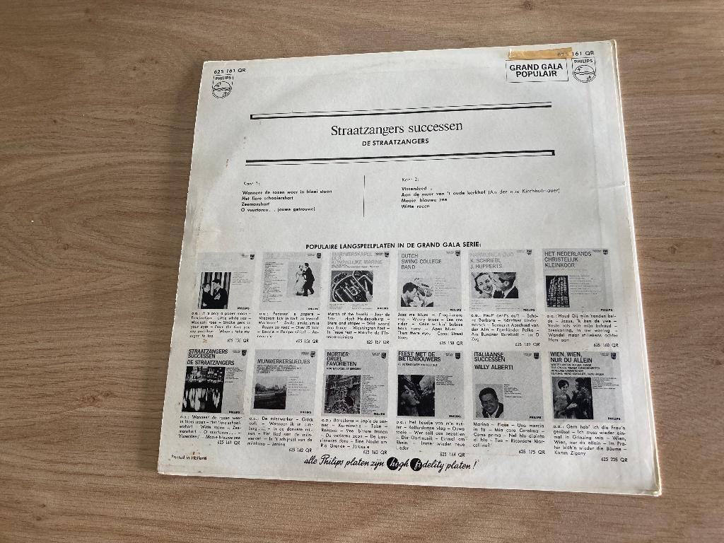 LP De Straatzangers, Ophalen of Verzenden, Gebruikt, Overige formaten, Levenslied of Smartlap