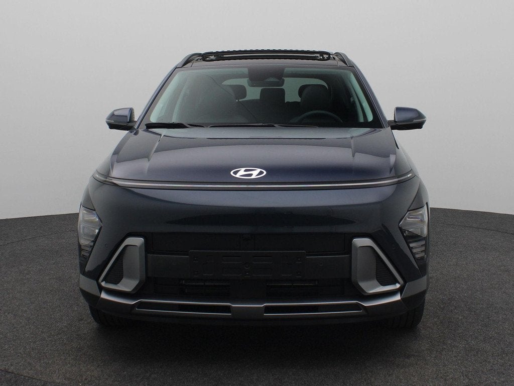 Hyundai Kona 1.6 GDI HEV Premium Sky | Panoramadak | Stoel -, Auto's, Hyundai, 137 pk, Met garantie (alle), Blauw, Leder